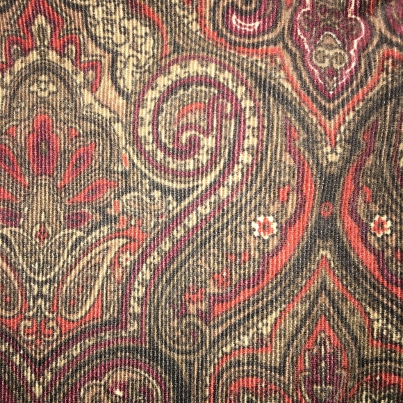 Jones New York Stretch Orange/Brown Skirt Size 10 - Picture 4 of 8